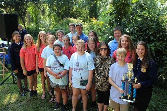 FCMS FFA brought home the Middle School Leadership Award trophy
